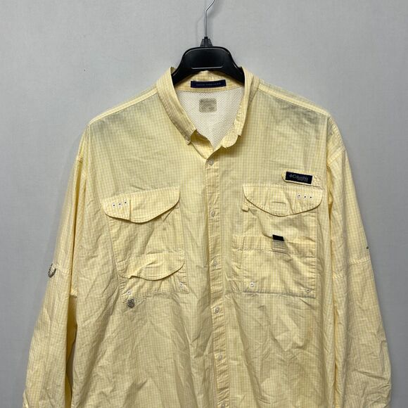 Columba PFG Men Superbone Head Button Shirt Top Size 2X or 3X Fishing B331 -4 - Picture 11 of 16